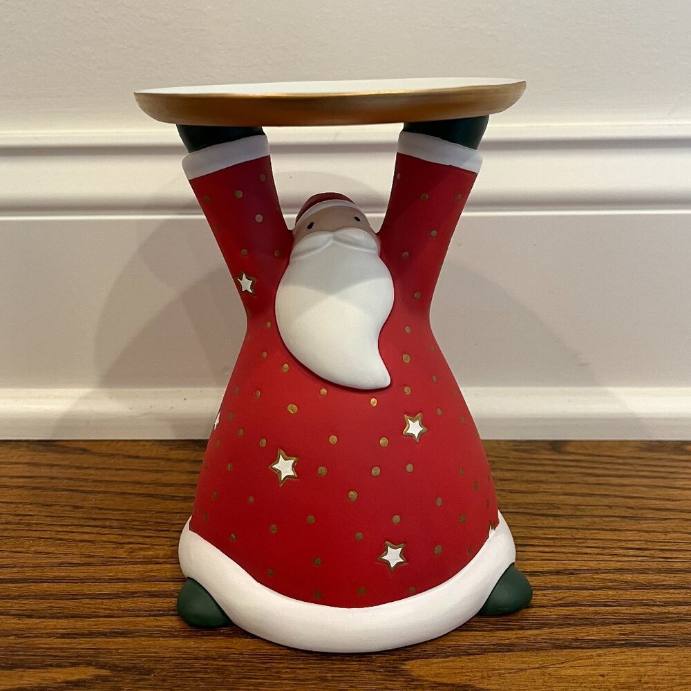 PartyLite Holiday Cheer Santa Candleholder